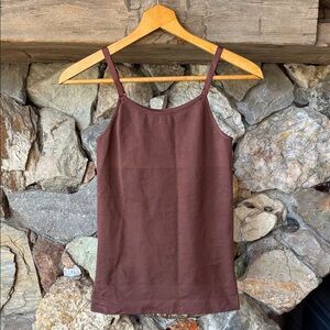 Shapermint Scoop Neck Chocolate Brown Shape Wear Camisole Women’s Large